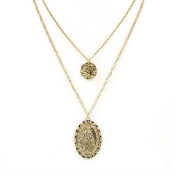 50% CLEARANCE 🎄Layered Pendant Necklace - Picture 8 of 8